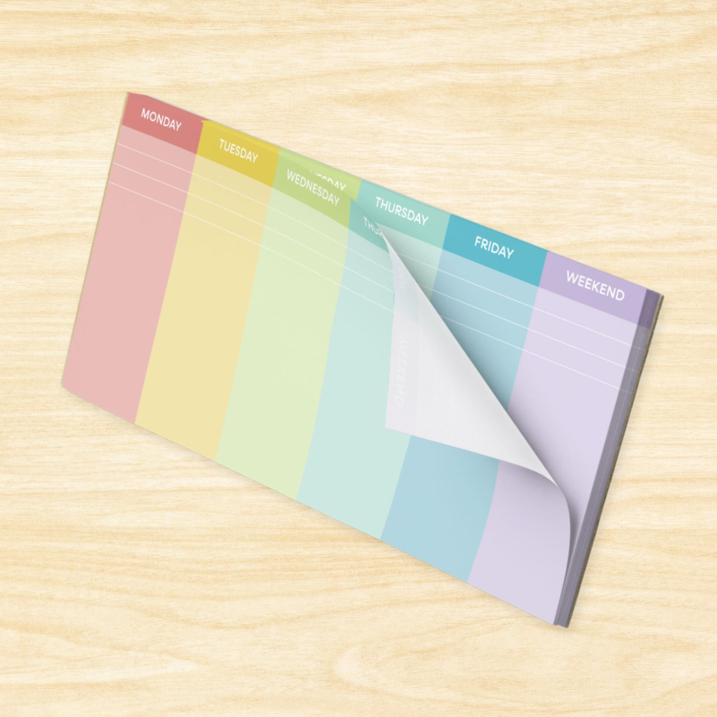 Bright Days Weekly Notepad