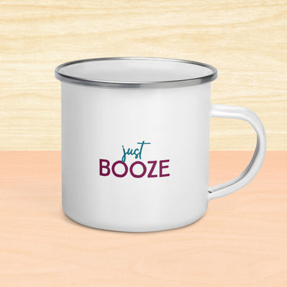 Books & Booze Enamel Mug