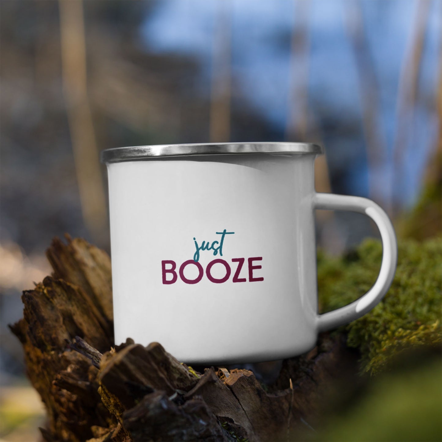 Books & Booze Enamel Mug