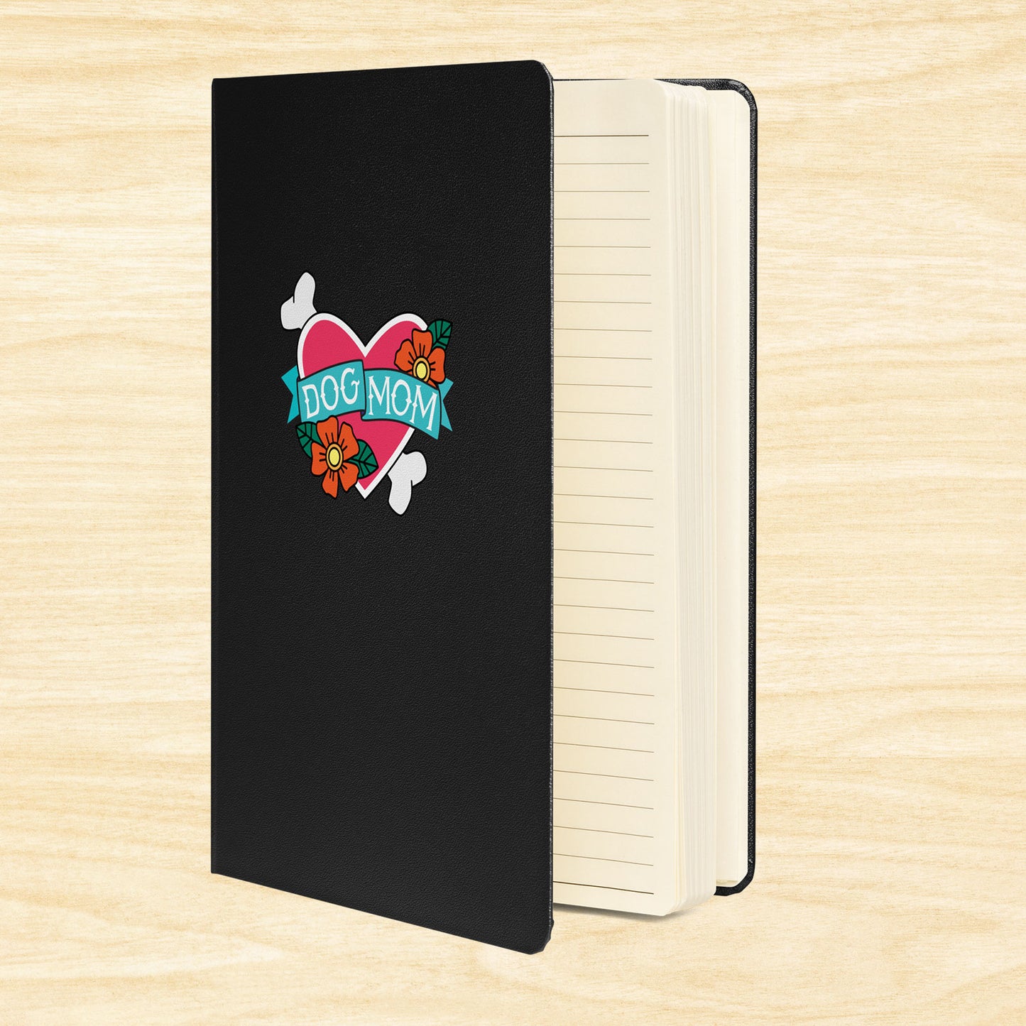 Dog Mom Hardcover Notebook