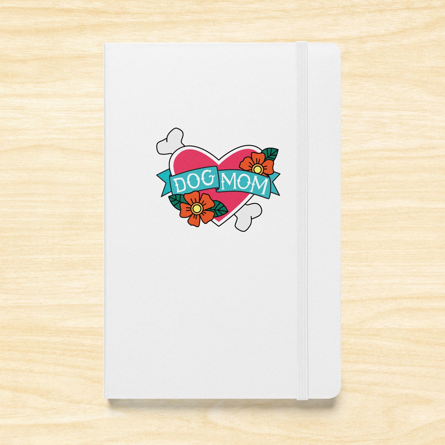 Dog Mom Hardcover Notebook