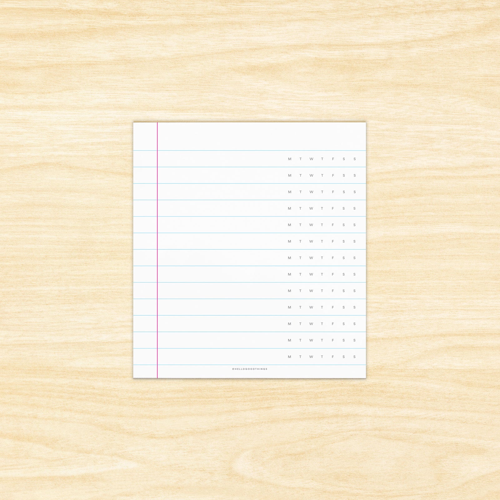 Line x Little Wins Notepad