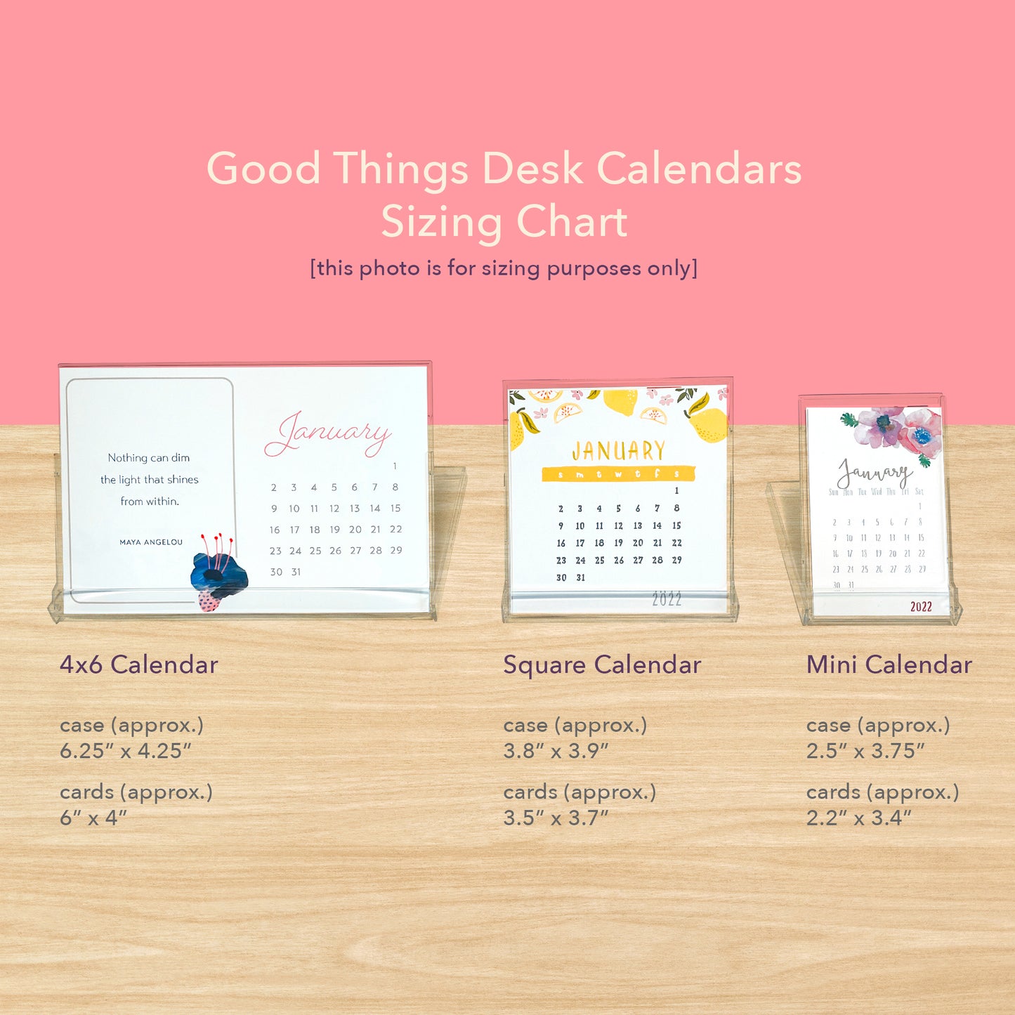 2025 Good Things Mini Desk Calendar