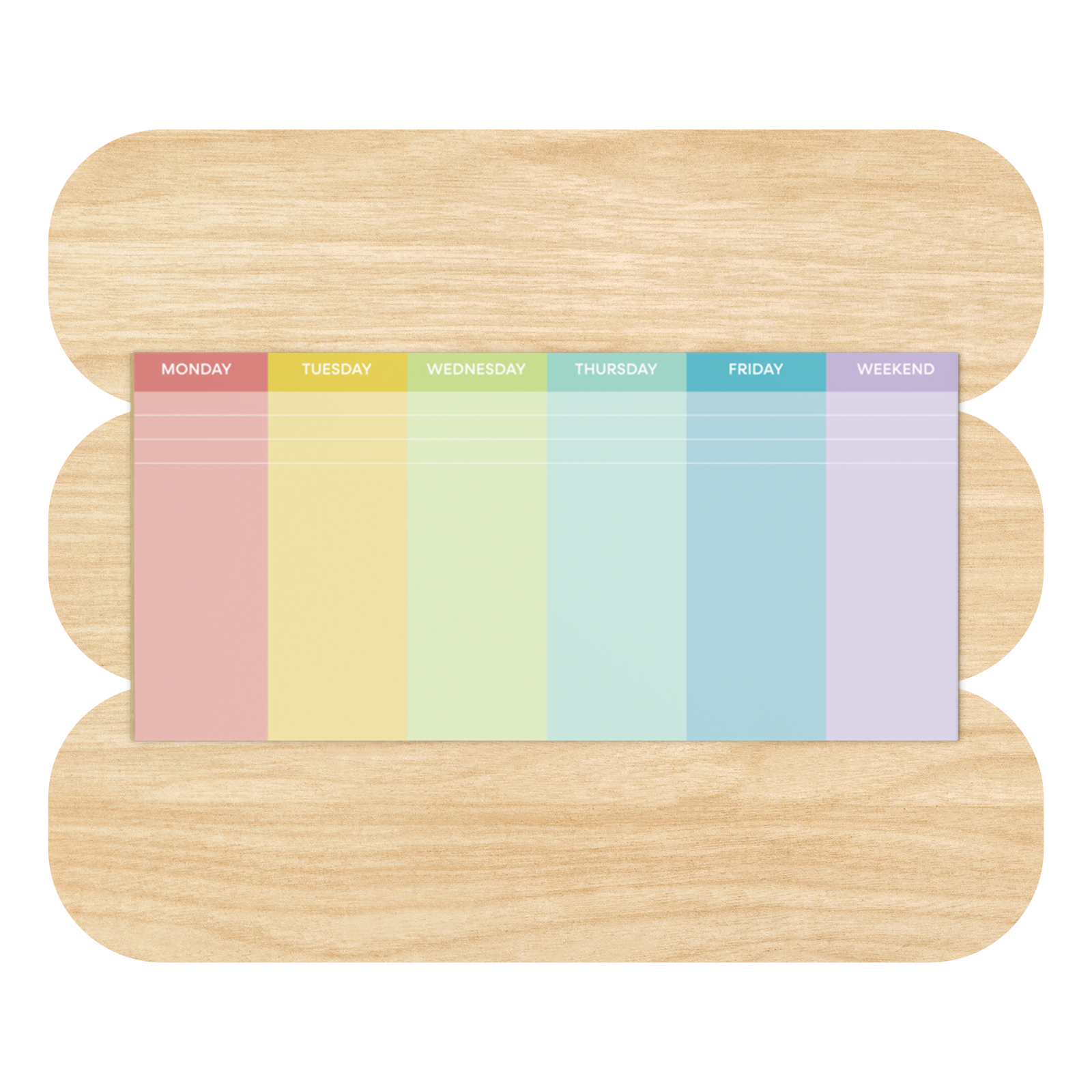 Bright Days Weekly Notepad by Good Things