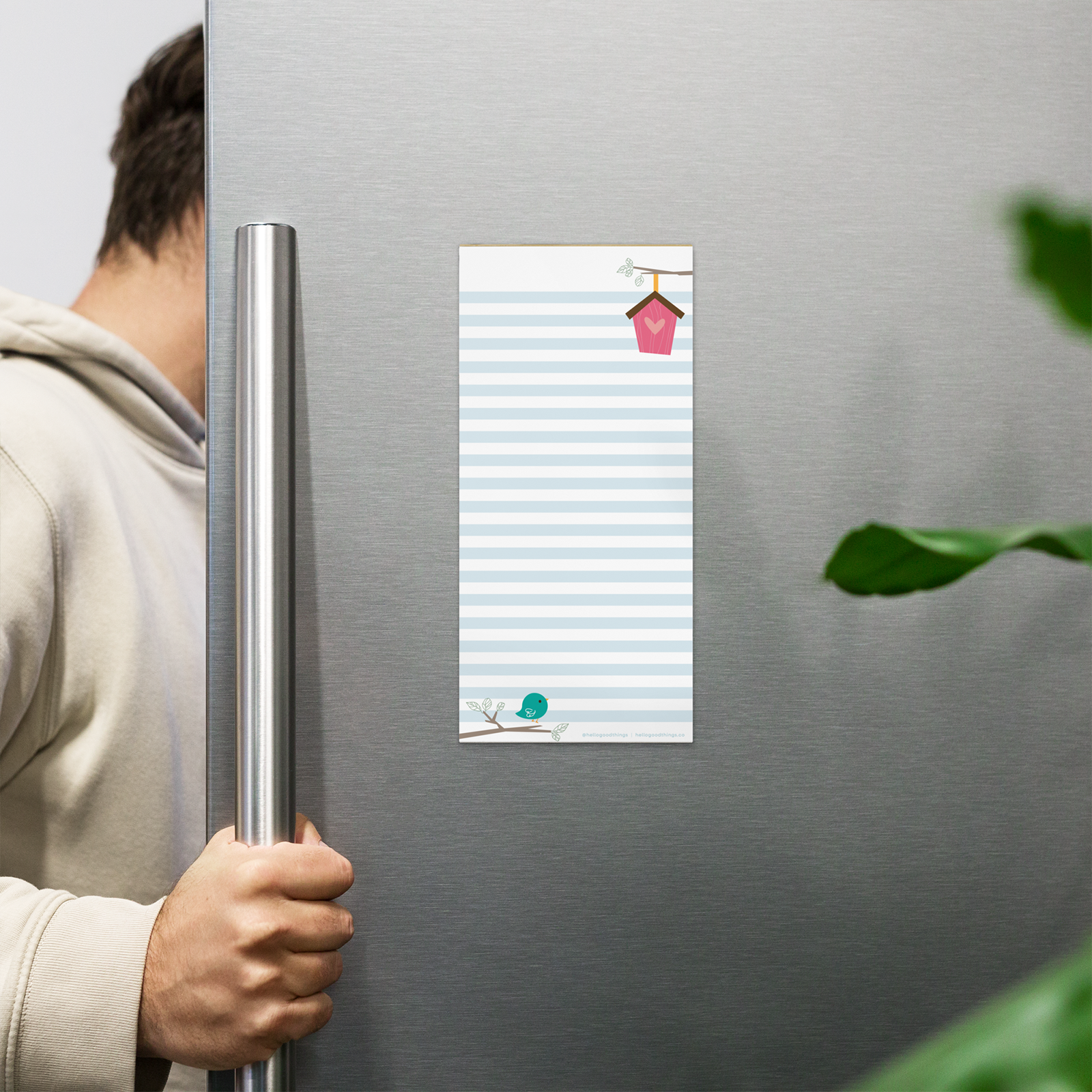 Cute Bird Magnetic Notepad by Good Things