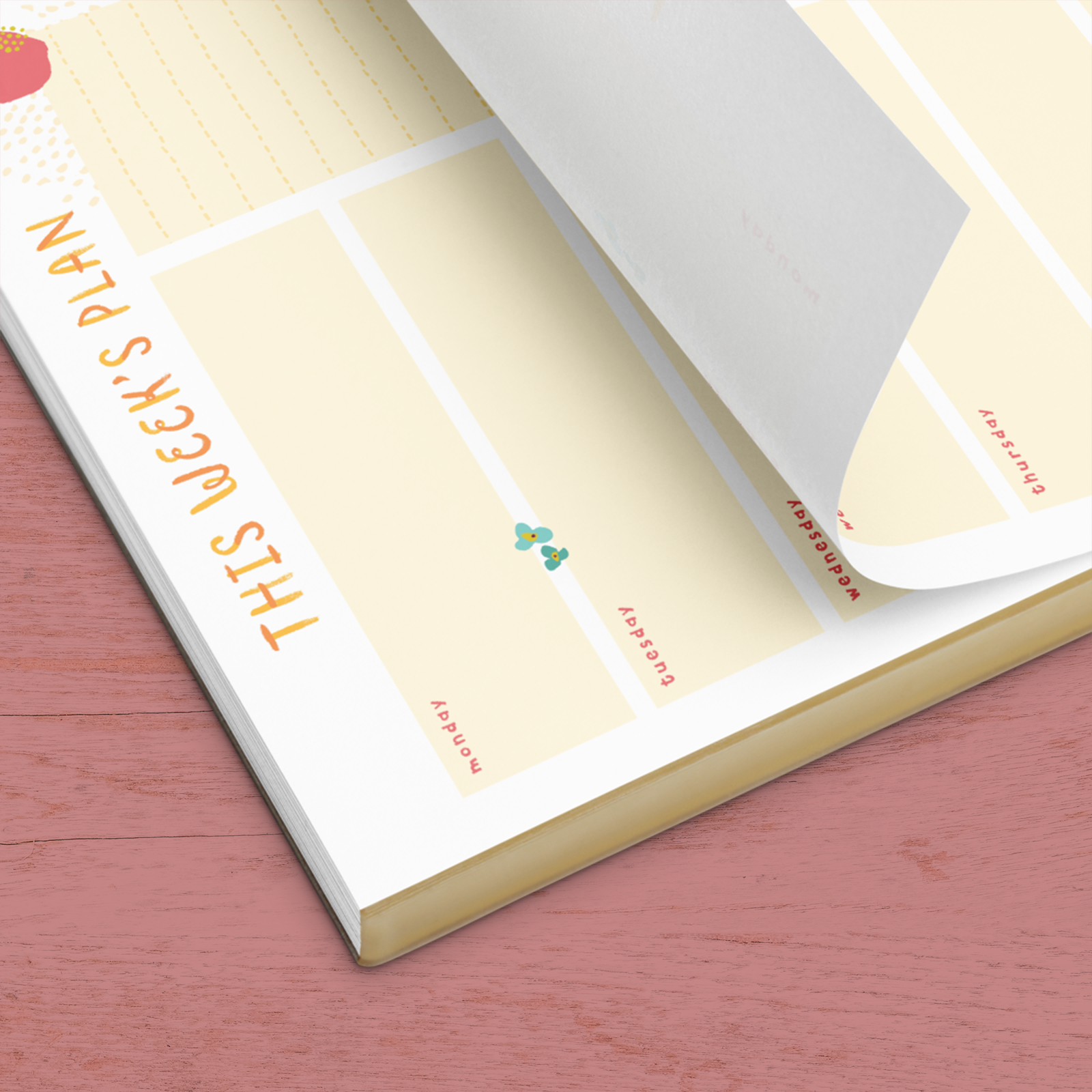 Fresh and Fruity Weekly Plan Notepad (Vertical) by Good Things