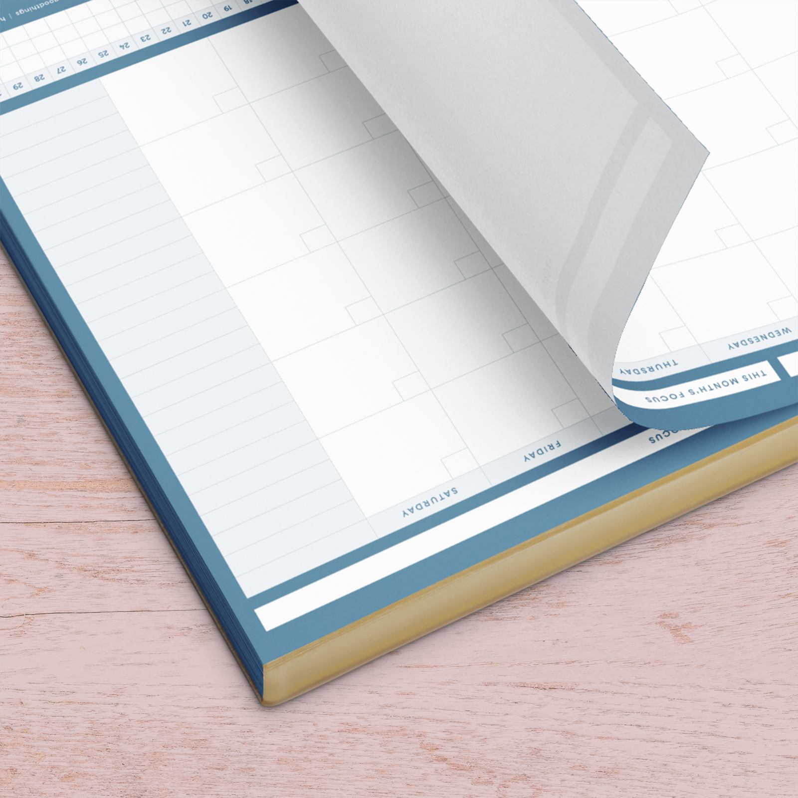 Simply Monthly Notepad (Serenity Blue) by Good Things