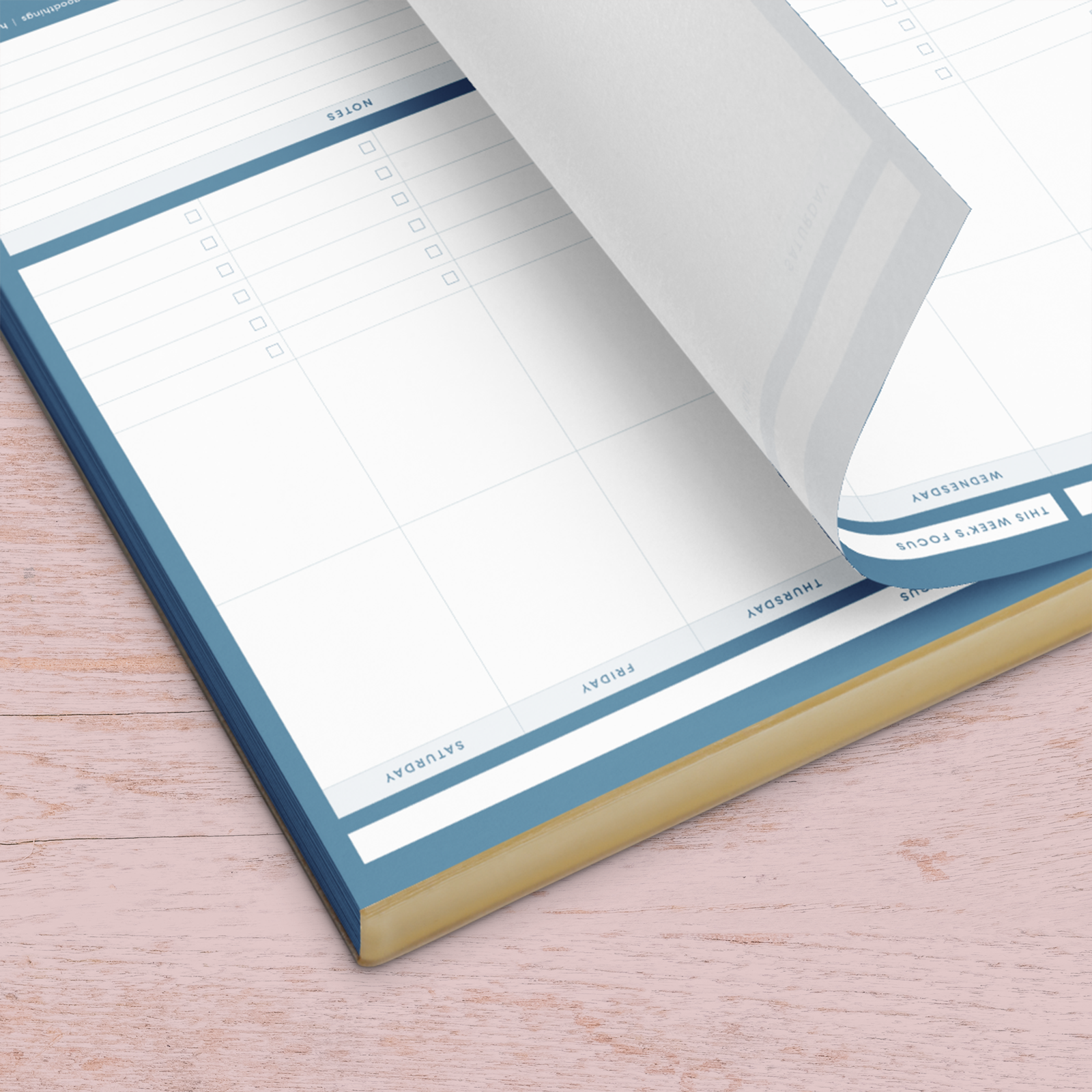 Simply Monthly Notepad (Serenity Blue) by Good Things