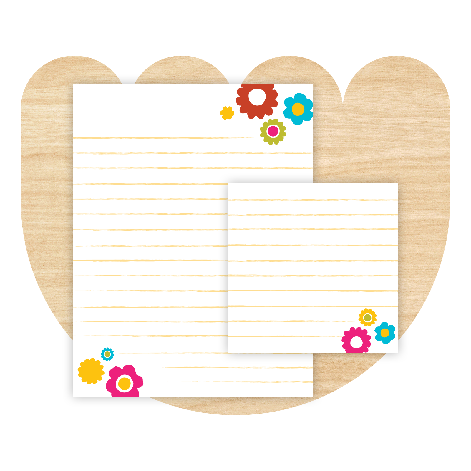 Spring Flowers Notepad & Sticky Note Set by Good Things