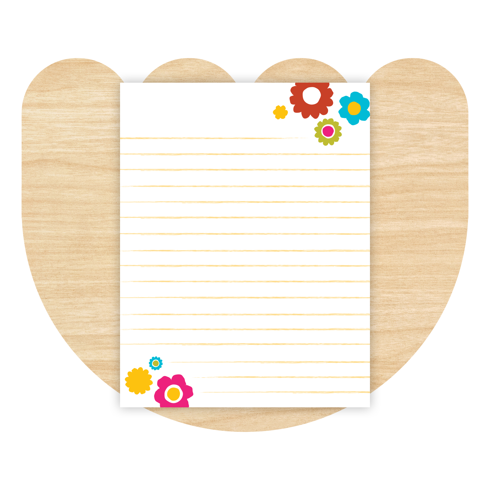 Spring Flowers Notepad by Good Things