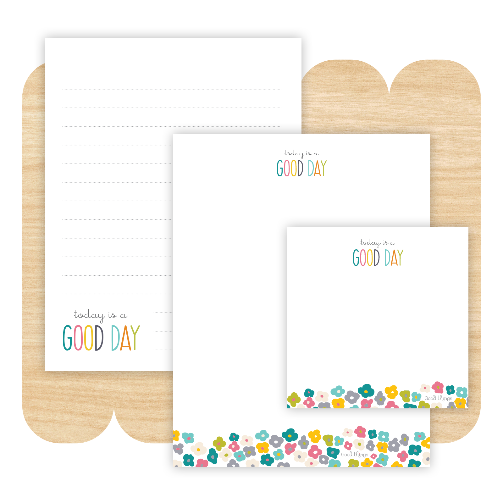 Today is a Good Day Notepad Set by Good Things
