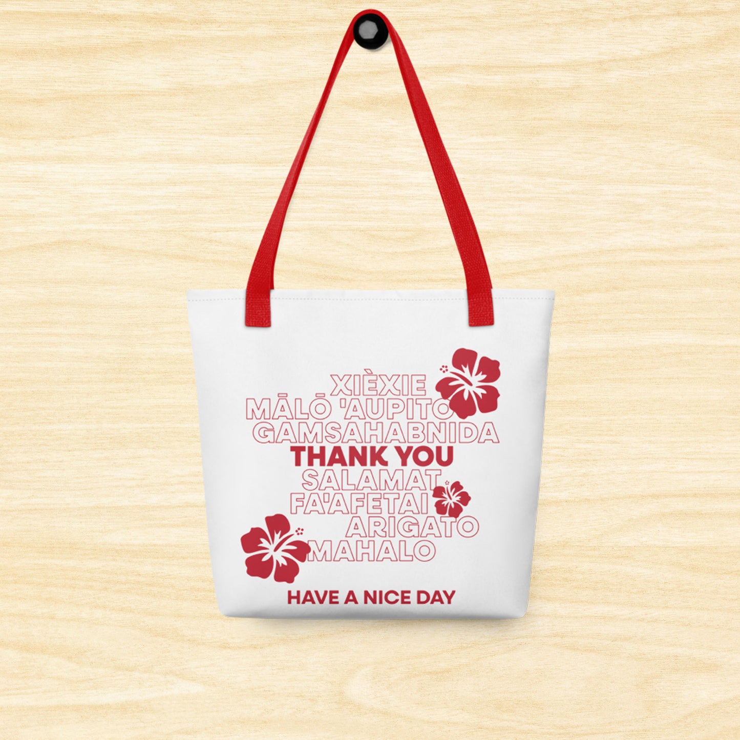 Mahalo Thank You Shopping Tote bag