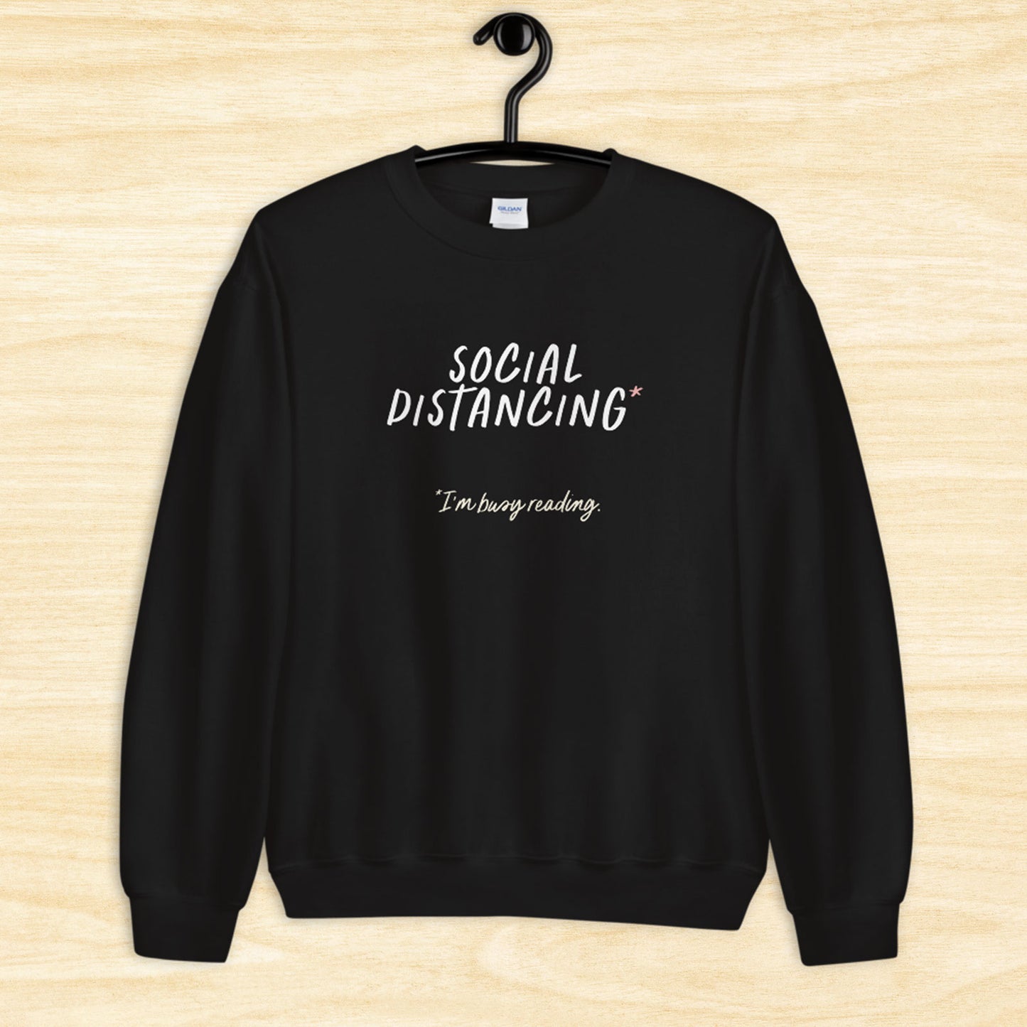 Social Distancing Reading Sweatshirt