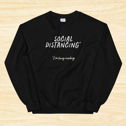 Social Distancing Reading Sweatshirt