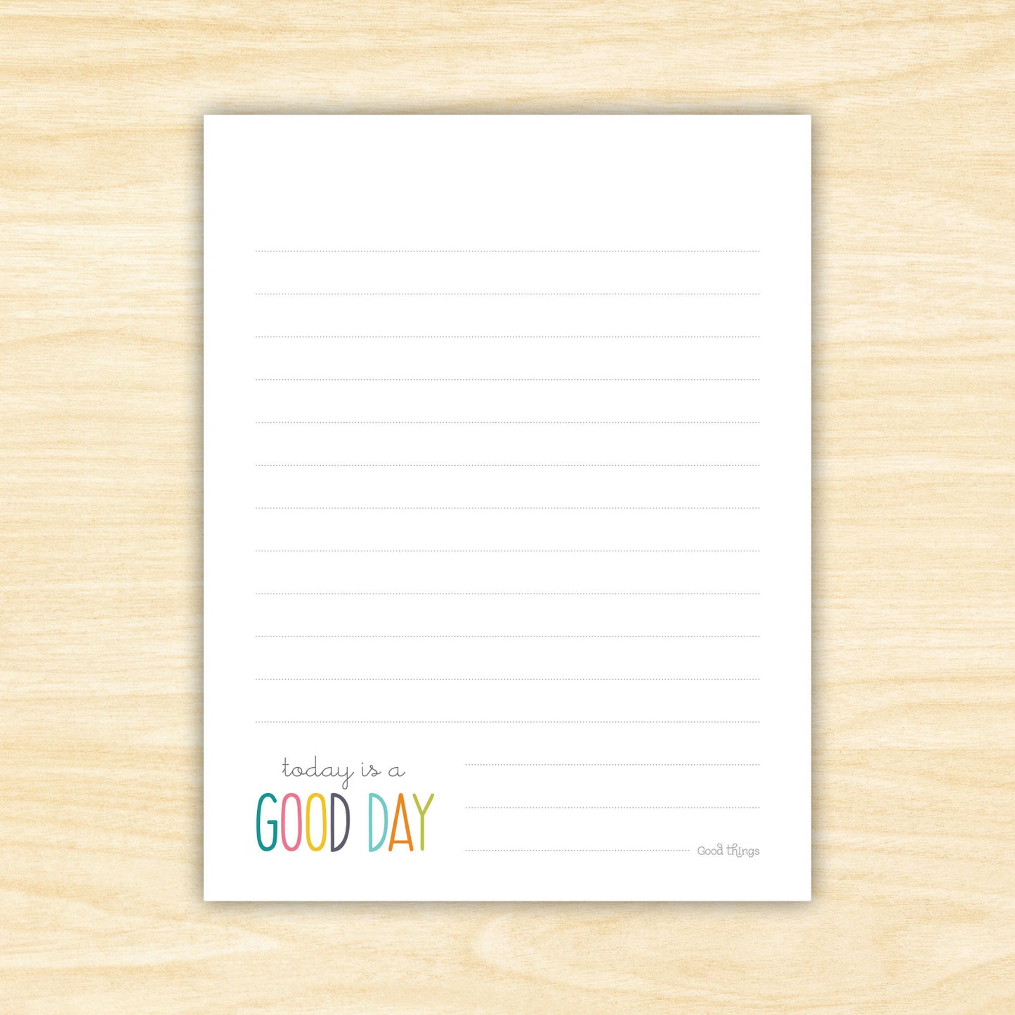 Today is a Good Day Note Pad Set