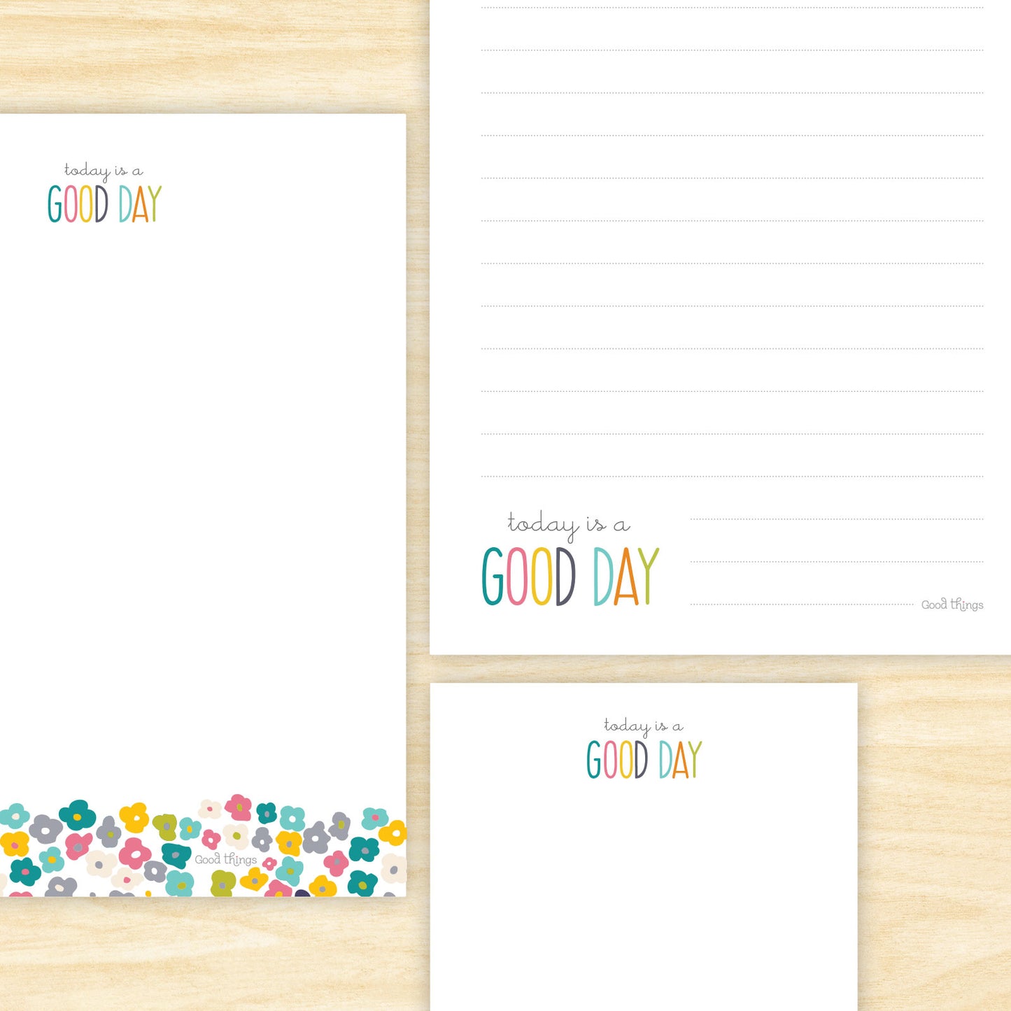 Today is a Good Day Note Pad Set