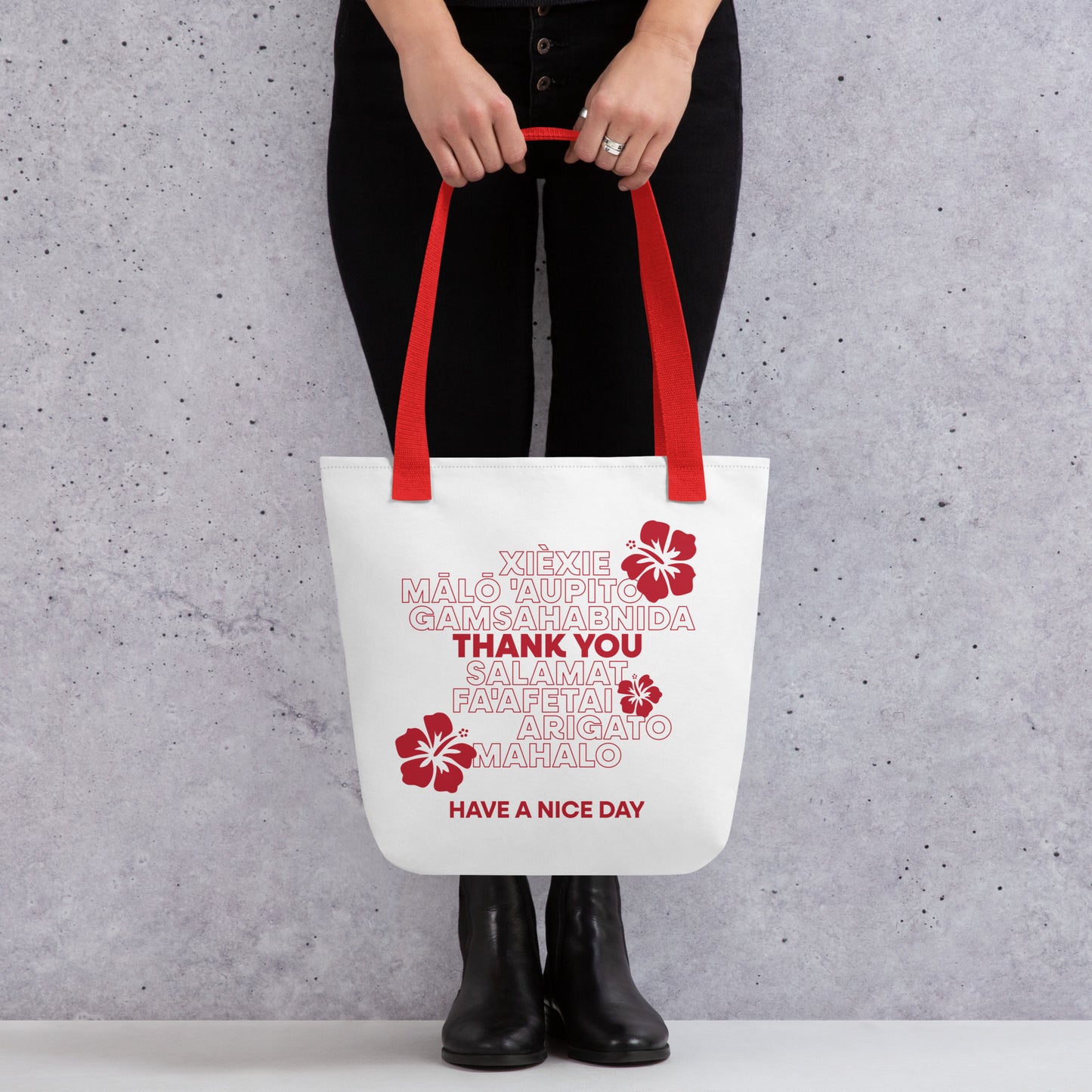 Mahalo Thank You Shopping Tote bag