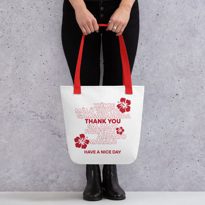 Mahalo Thank You Shopping Tote bag