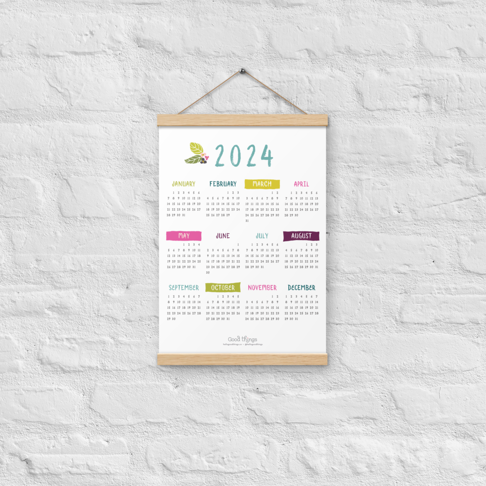 2024 Hanging Calendar - No. 4