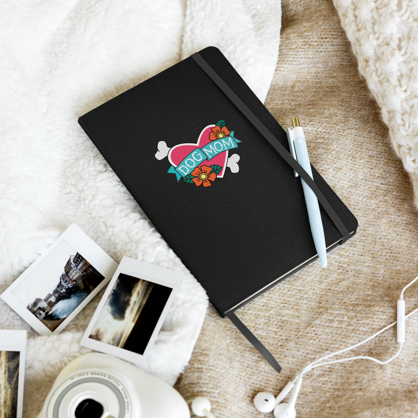 Dog Mom Hardcover Notebook