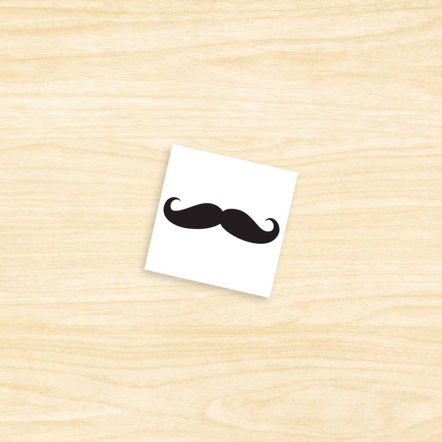 Finger Mustache Temporary Tattoos