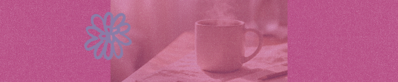 Coffee mug with steam rising from it