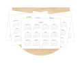 2027 - 2031 Calendars, Horizontal (Letter, A4)