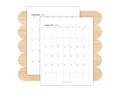 2027 Monthly Calendar Printable (Letter, Tabloid, A4, A3)