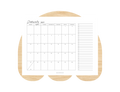 2027 Month + To Dos Printable (Letter, A4)