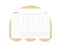2027 Month + Habits Printable (Letter, Tabloid, A4, A3)