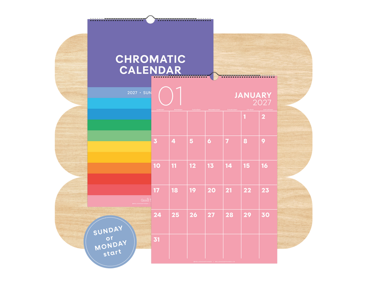 2027 Chromatic Large Calendar