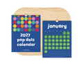 2027 Pop Dots Calendar