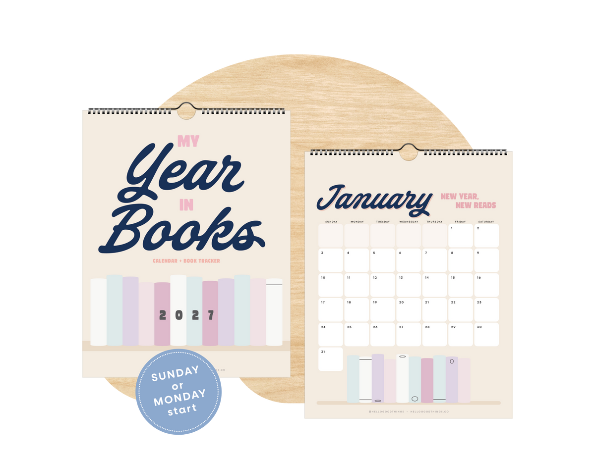 2027 My Year in Books Calendar