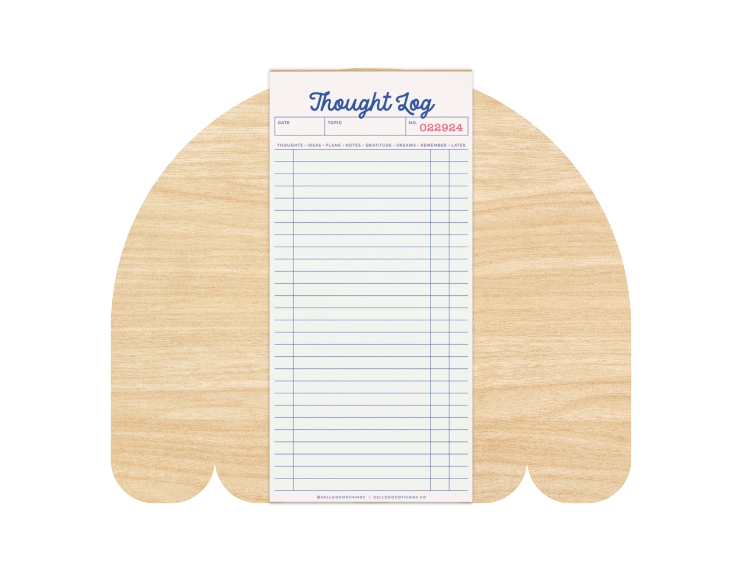 Thought Log Magnetic Notepad