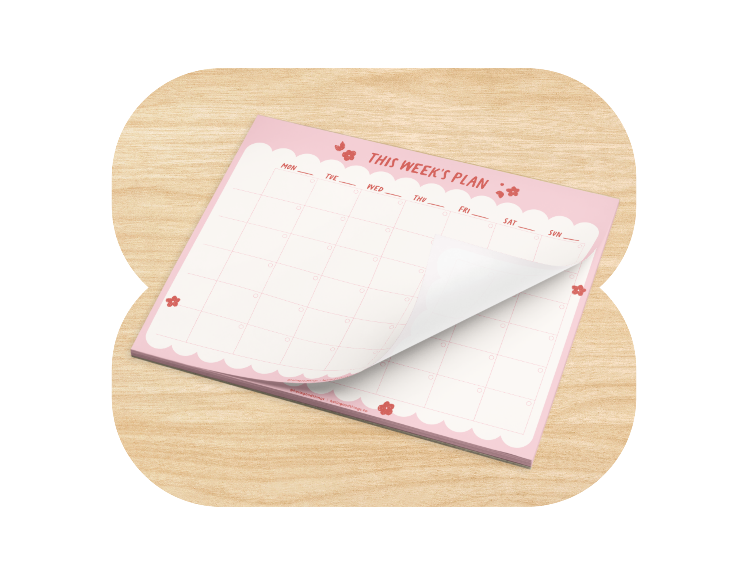 This Week’s Plan Notepad
