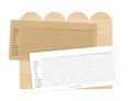 Year Tracker Sticker, Slim, Horizontal Grid