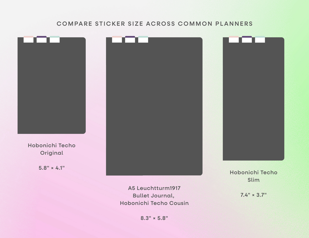 Accent Tab Stickers, Jewel Tones