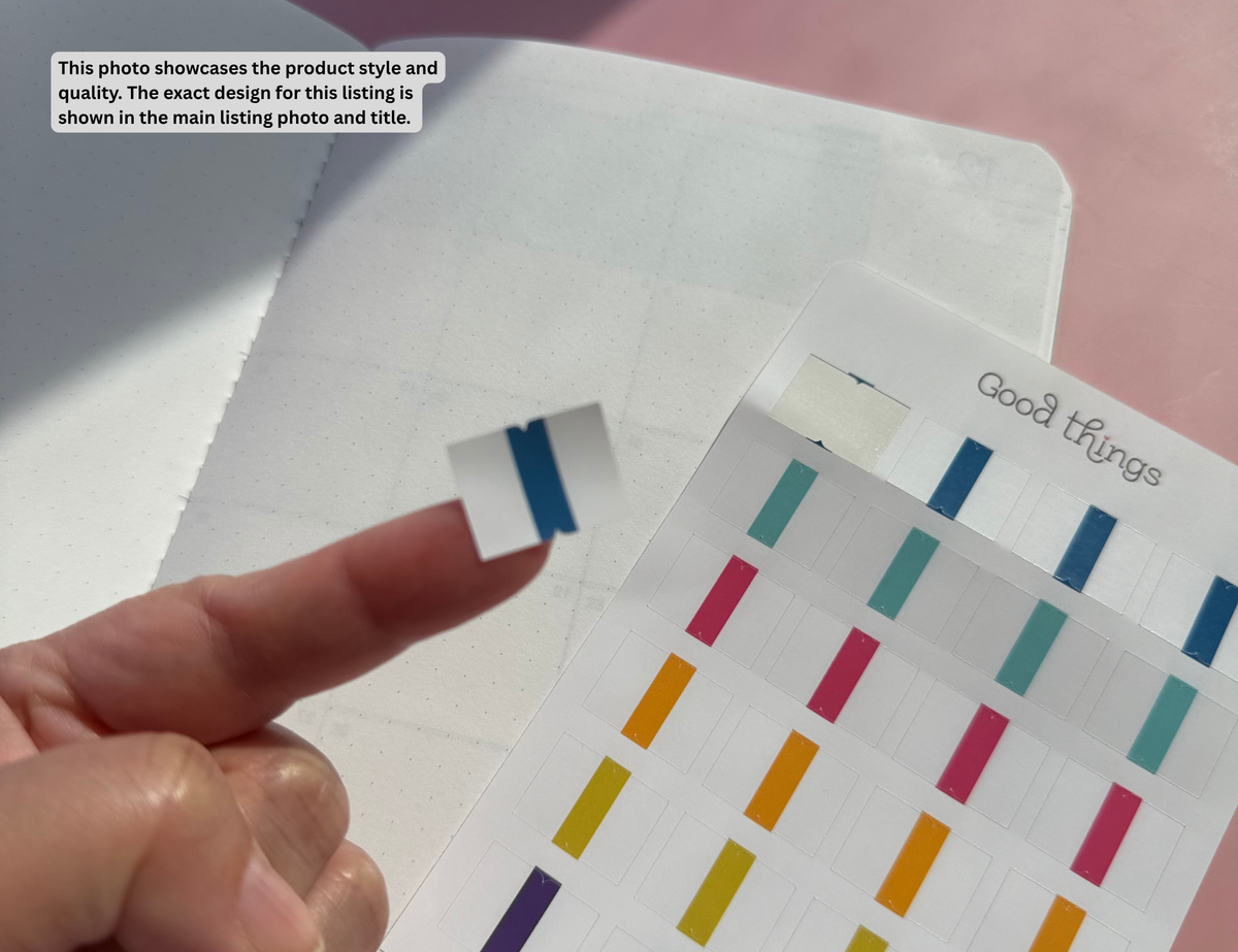 Accent Tab Stickers, Jewel Tones