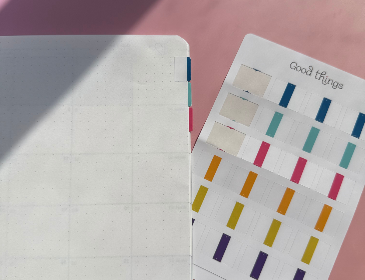 Accent Tab Stickers, Color Pop