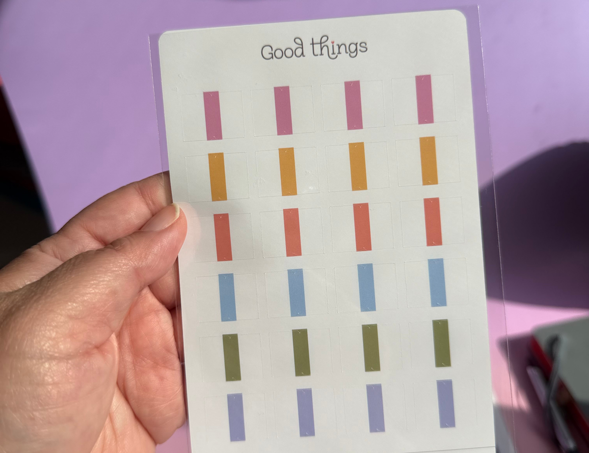 Accent Tab Stickers, Macaron Dreams