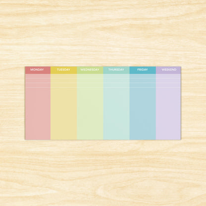 Bright Days Weekly Notepad