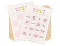 2027 Vision Board/Bingo Card Printable, SP 16
