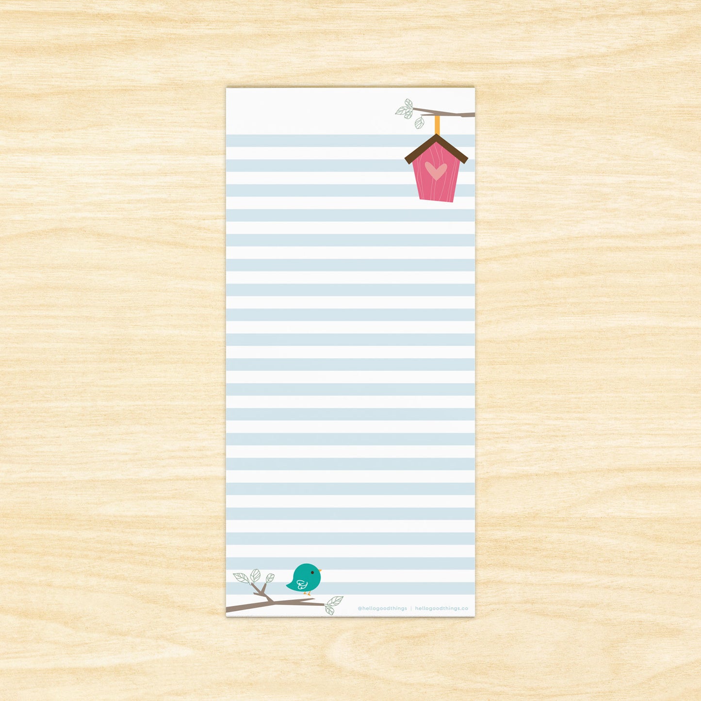 Cute Bird Magnetic Notepad