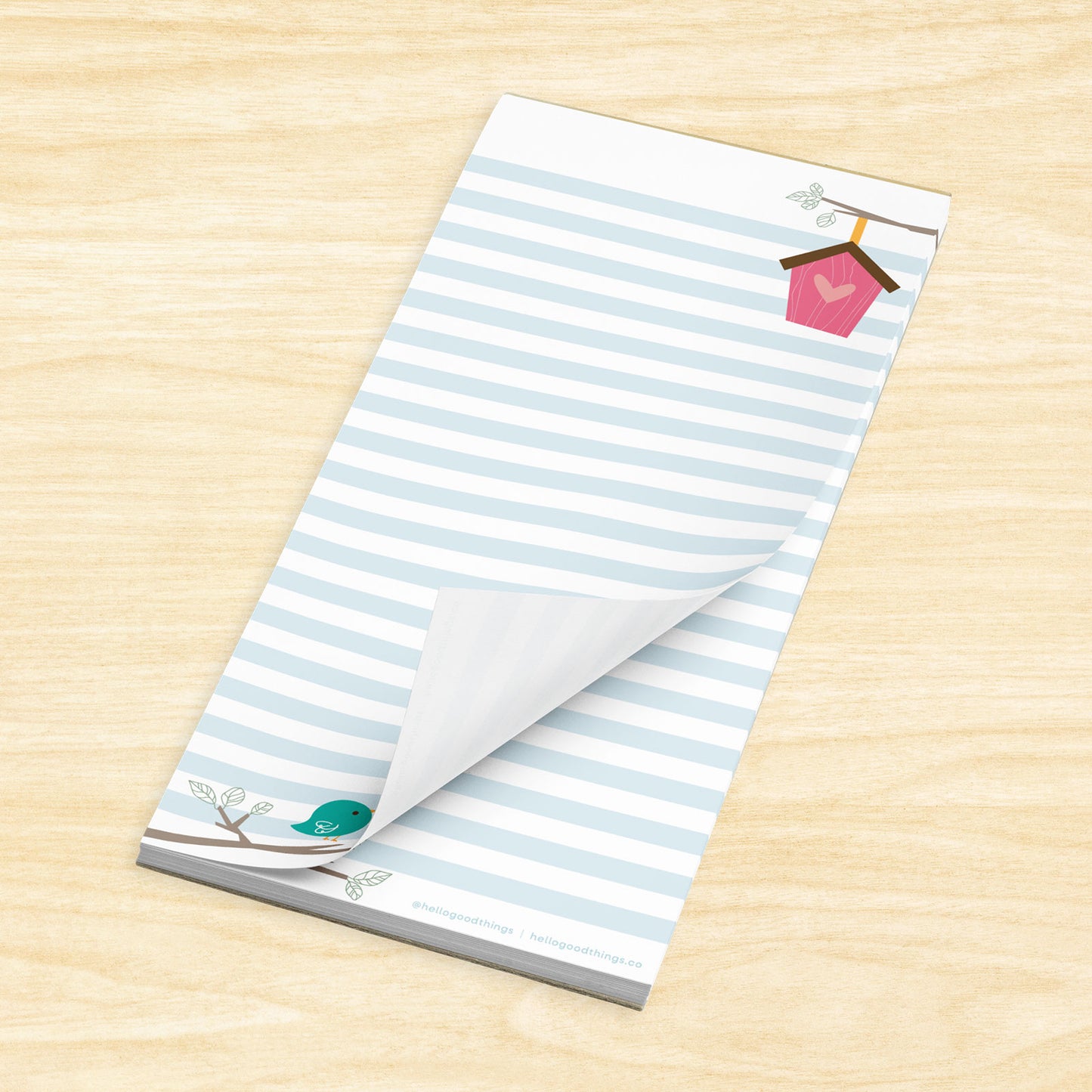 Cute Bird Magnetic Notepad