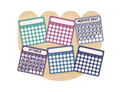 Blank Month or Monthly Habit Tracker Sticker, Jewel Tones
