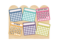 Blank Month or Monthly Habit Tracker Sticker, Color Pop