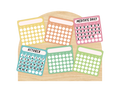 Blank Month or Monthly Habit Tracker Sticker, Rainbow U