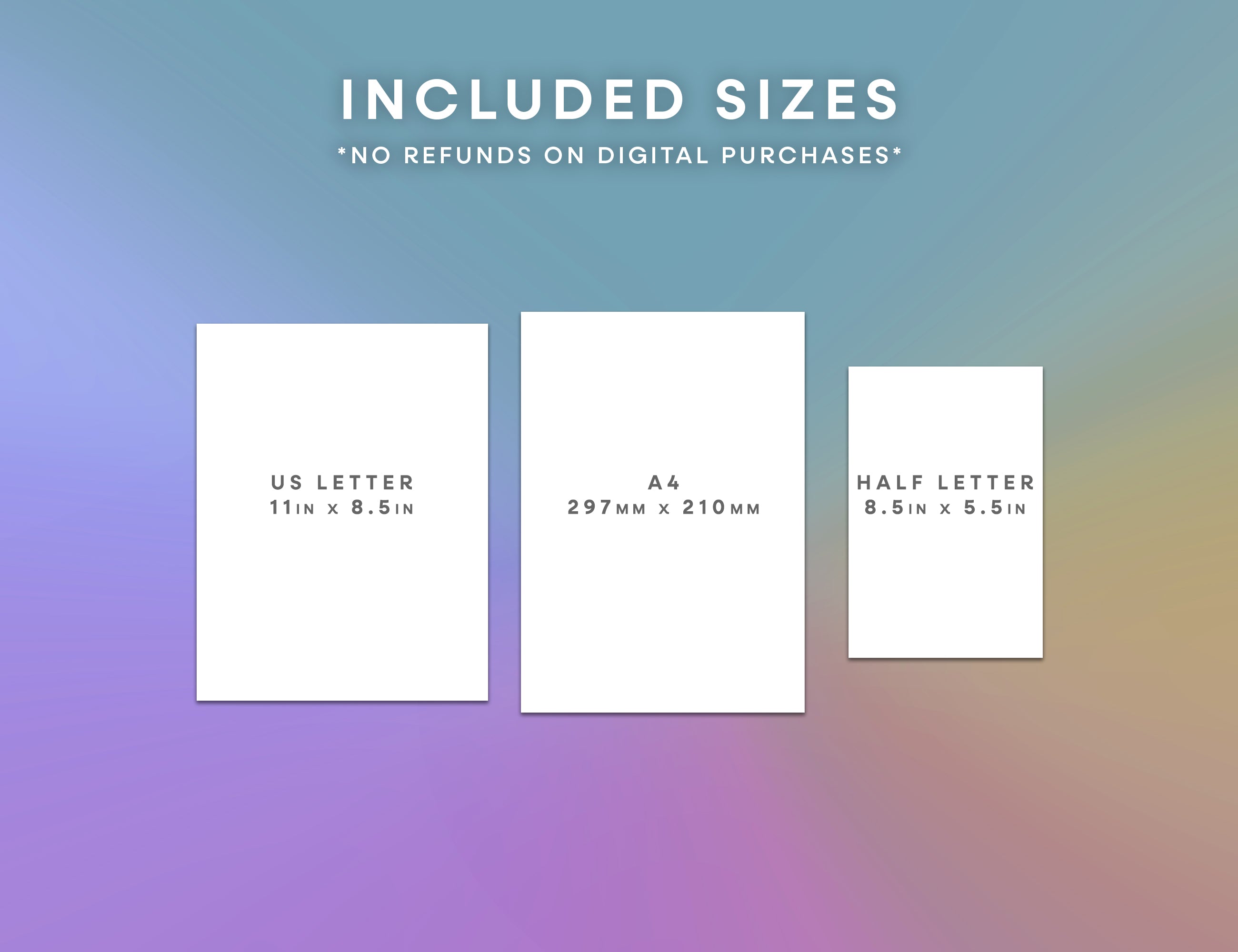 2026 Calendar & Notes Printable (Letter, A4, Half Letter)
