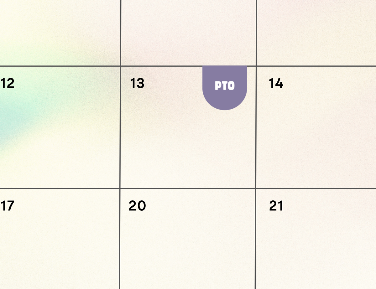 Out of Office Calendar Tag Sticker Sheet