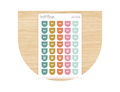 Work Life Calendar Tag Sticker Sheet